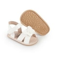 thumbnail image 4 of Fesfesfes Boys Girls Summer Cute Rubber-Sole Baby Shoes Non-Slip Soft Soles for Toddlers,Lightweight Breathable Design Toddler Shoes(White#4,6-9 Months), 4 of 8
