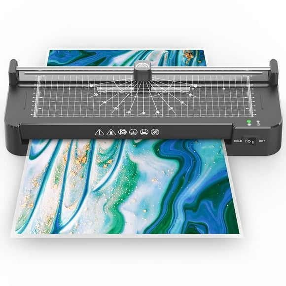 Laminator Machine with Multiple Lamination Modes, Fast Warm-Up 13 Inch Cold and Thermal Laminator for Home, School, Office, 50 Laminating Sheets Included, 2 Roller System, ABS Release Jam Button