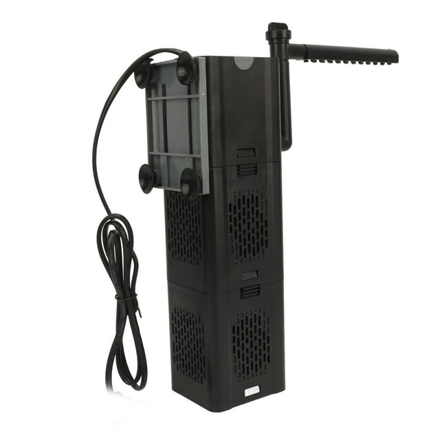 Filtre à Poisson, 30W 3 Modes Mode Pluie Mode Aération et Système de Filtration Réglable en Mode Circulation pour les Aquariums de 10-40 Gallons