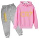 thumbnail image 3 of Conjunto de 2 piezas de sudadera y pantalones CR7 de ídolo de fútbol de primavera y otoño para niños, adecuado para deportes, ocio, moda, chándales para niños y niñas, 3 of 5