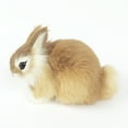 thumbnail image 2 of huntermoon Mini Rabbits Plush Realistic Animals Easter Bunny Model Toy Birthday Gift, 2 of 11