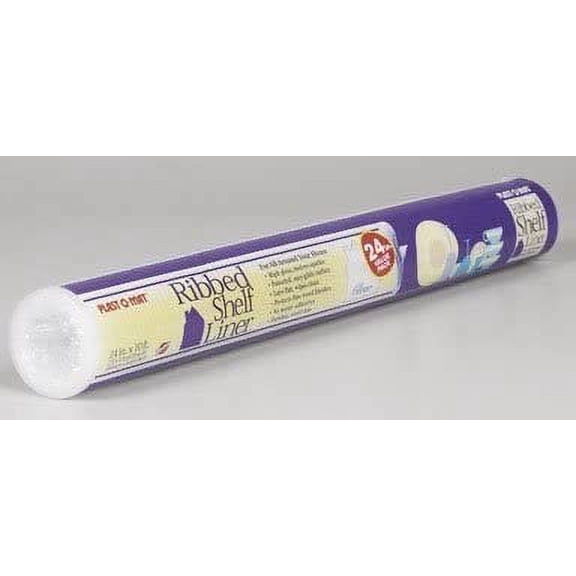 Warp's Brothers Store Comp. Warp'S Ribbed Shelf Liner 24 inch W X 10ft. L Non Adhesive Clear. Pack of 12