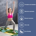 thumbnail image 2 of Pear Yoga Towel with Storage Bag, 72.8"x26.8" - Suitable for Yoga, Pilates, Fitness, Gym Towel - Multi-functional Yoga Blanket Included, 2 of 6