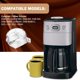 thumbnail image 5 of Tapa de repuesto para molinillo DGB-500GLID, compatible con los modelos de cafetera Cuisinart DGB-600, DGB-625, DGB-650, DGB-500, DGB-500BK y DGB-600BCC. Transparente., 5 of 5
