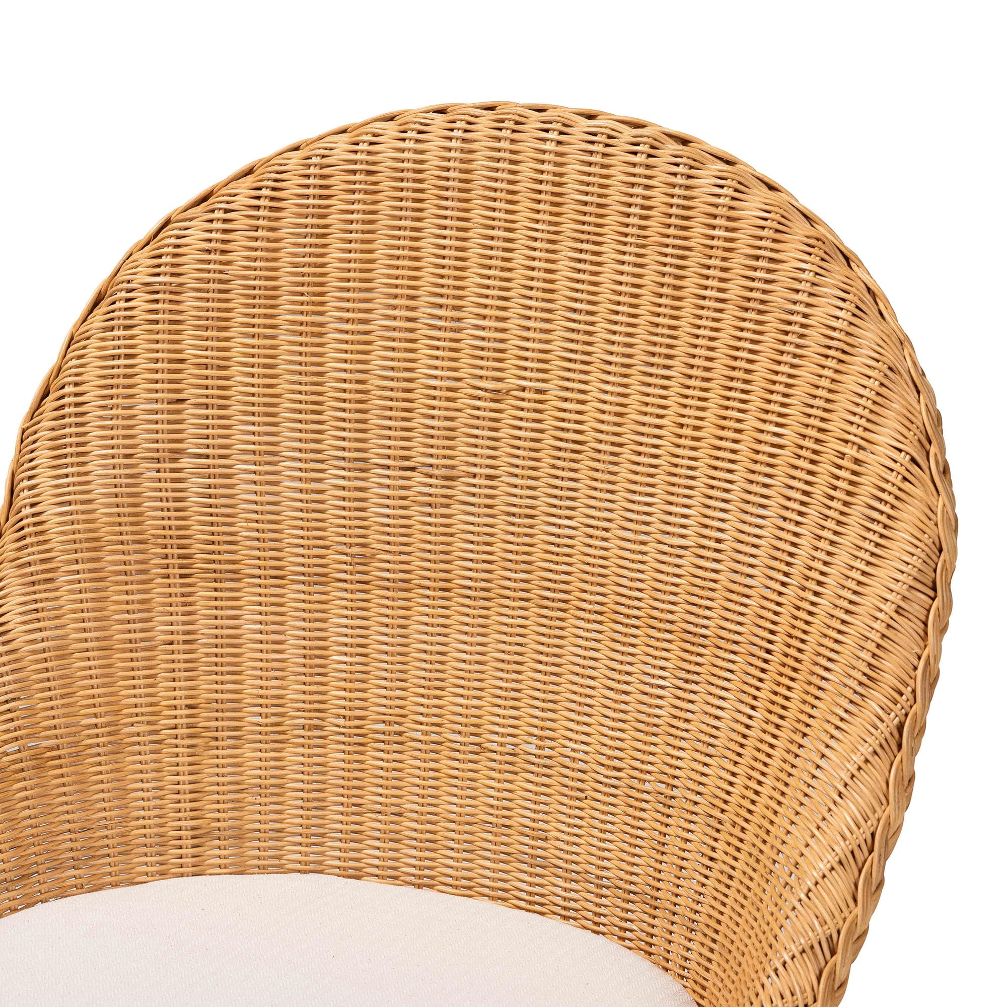 bali & pari Camelia Boho Dining Chair, Light Honey