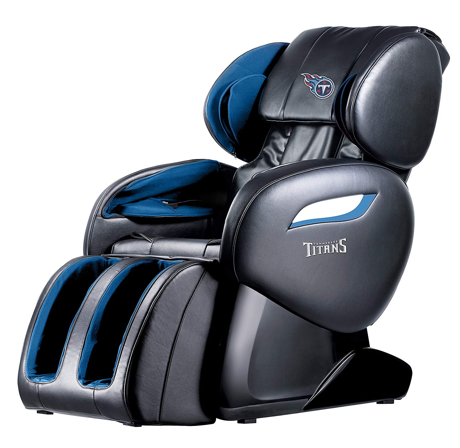 NFL Tennessee Titans Electric Full Body Shiatsu Massage Chair Foot