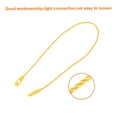 thumbnail image 4 of Uxcell Cotton Hang Tag String Snap Lock Price Tag Fastener Ties 100 Pcs Yellow 7.8 in, 4 of 7