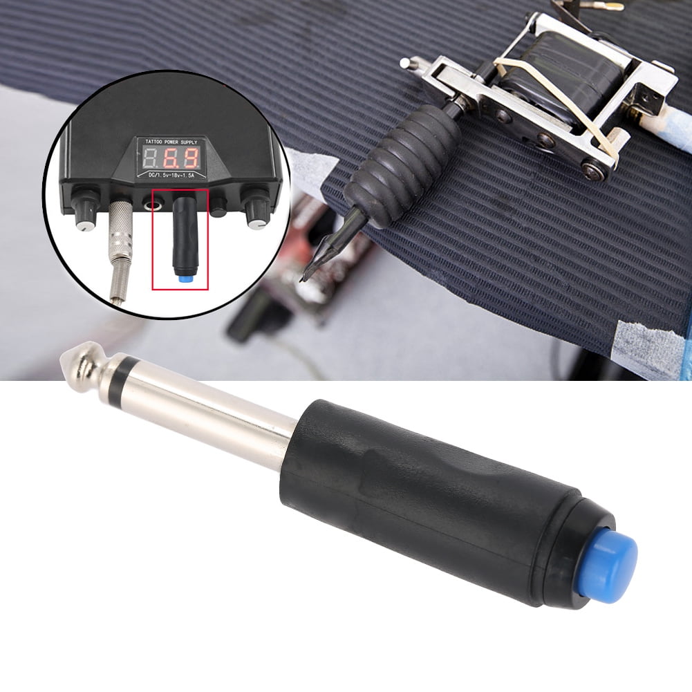 Ejoyous Tattoo Wireless Switch Plug, Tattoo Machine Foot Pedal Plug