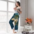 thumbnail image 5 of Susaid World Map Print Women Relaxing Pajama Pants Comfy Pj Bottoms Soft Printed Lounge Pant with Pockets, Home Pants-X-Large, 5 of 6
