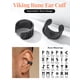 thumbnail image 2 of Pendientes de plata esterlina Silvora Black Viking Rune Ear Cuffs Clip para hombres y niños, 2 of 8