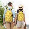 thumbnail image 4 of Saiise Toast Print Laptop Backpack - Adjustable Shoulder Straps, Water-Resistant, Large Capacity, Stylish Design, Unisex for School, Office, Travel-Medium, 4 of 5