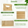 thumbnail image 6 of Ngheia Up To 65% Off Bamboo Washboard Medium Size 50*18*1.5, Laundry 15Mm Thick Scrub Board for Hand Washing Clothes Old Fashioned Household Laundry Tool Natural, 1 Bamboo Washboard, 6 of 9