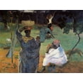 thumbnail image 2 of Gauguin, Paul 14x12 White Modern Wood Framed Museum Art Print Titled - Gathering Fruit, 2 of 4
