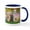 White/Navy Inside, variant on CafePress - Garden/3 Cairn Terriers Large Mugs - 11 oz Ceramic Mug - Novelty Coffee Tea Cup