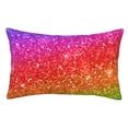 thumbnail image 1 of Balery Colorful Glitter Funda de Cojín Estampada, Regalos para Mujeres, Regalos de Amor para Ella, Regalos para Novia o Esposa, Funda de Almohada-14"x20", 1 of 6