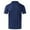 02 Navy, variant on XIAfhje Polos Shirts for Women Short Sleeve Sports Shirt Plus Size Tunic Blouse Summer Basic Tops Solid Color Lightweight Loose T-Shirt Work Wear Tennis Golf Breathable Casual Shirt