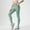Light Green, variant on Women's High Waisted Yoga Pants No Awkwardness Line Workout Leggings for Exercise and Comfort