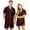 Red, variant on Couples Matching Halloween Pajamas Set Short Sleeve Button Down Shirt and Shorts Spooky Festivity Sleepwear Outfits