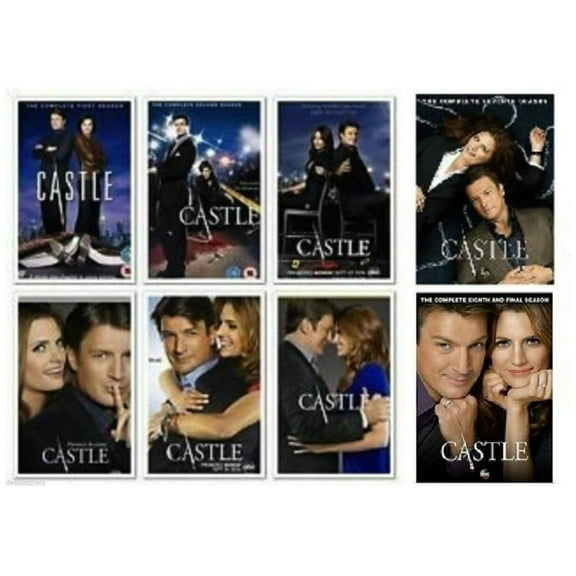 CASTLE: THE COMPLETE SERIES Seasons 1-8 DVD Brand New & Sealed US