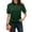 141#Dark Green, variant on GXIPO Women's Short Sleeve V-Neck Polo Shirts Business Casual Work Collared Tops Dressy Casual Cute Blouses Navy M