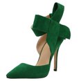 thumbnail image 3 of Ladies Sandals Heels Fashion Side Bow Design Pointed Toe Stilettos for Women, 3 of 7