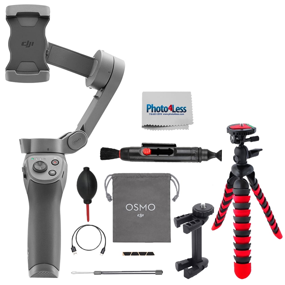 Details about DJI Osmo Mobile 3 Smartphone Gimbal + Smartphone Tripod Adapter Top Value Bundle