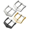 thumbnail image 3 of HIRSCH Classic Buckle for Watch Straps - Stainless Steel - Silver - 20mm, 3 of 5