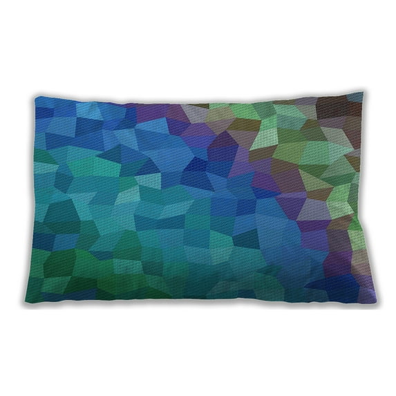 Ahgly Company Indoor Rectangular Contemporary Lumbar Throw Pillow, 13 inch by 19 inch