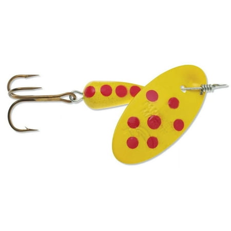 UPC: 0023634011372 | Panther Martin Spotted Spinner Fishing Lure Spotted Yellow 1/8oz Spinnerbaits