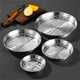 thumbnail image 6 of GLFILL Round Baking Pan Roast Turkey Tray with Cooling Rack for Kitchen BBQ Cake 12cm, 6 of 9
