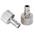 thumbnail image 3 of Adaptador de Conector de Manguera de Acoplador de Desconexión Rápida para Aerógrafo de Aleación de Plata 1/8 ", 3 of 9