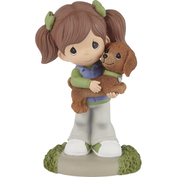 Precious Moments 226403 Fur-Ever Yours Dachshund Resin Figurine