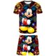 thumbnail image 1 of Conjuntos de Mickey Mouse para niños, ropa de primavera y otoño para niñas, camisetas de manga corta, pantalones cortos, traje de la serie Disney de 1 a 14 años, Old6T Gao Jinjia LED, 1 of 2