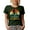 Military Green, variant on Retro Never Underestimate an Old Guy on a Bicycle - Biker, Cyclist or Bicyclist Grandpa, Black T-Shirt, Small