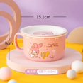 thumbnail image 1 of Sanrio-fiambrera Hellokittys My Melody Cinnamoroll Kawaii Vartoon para niños, Bento Boxs, tazón de Ramen de dibujos animados para niñas, escuela y oficina xuanjing  unisex, 1 of 2