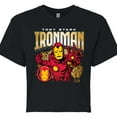 thumbnail image 3 of Marvel Iron Man - Tony Stark - Juniors Cropped Graphic T-Shirt, 3 of 5