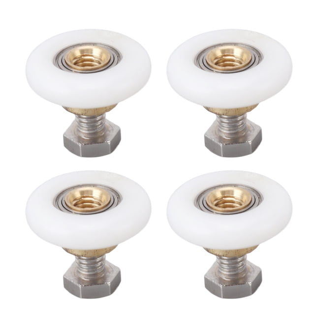 Poulies de Porte de Douche, Ensemble de 4 Rouleaux de Porte de Douche, Roues de Porte de Douche, Efficacité Optimale