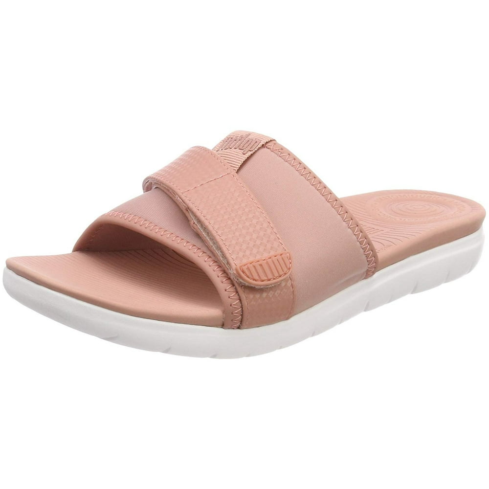 FitFlop FitFlop Women's NEOFLEX Slide Sandal, Dusky Pink Mix, 5 M US