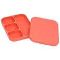 thumbnail image 4 of Yazoeia Assiette Alimentaire en Silicone pour Bébé avec Couvercle Résistant aux Chutes Plateau Repas pour Enfants Rouge MY320-20467, 4 of 13