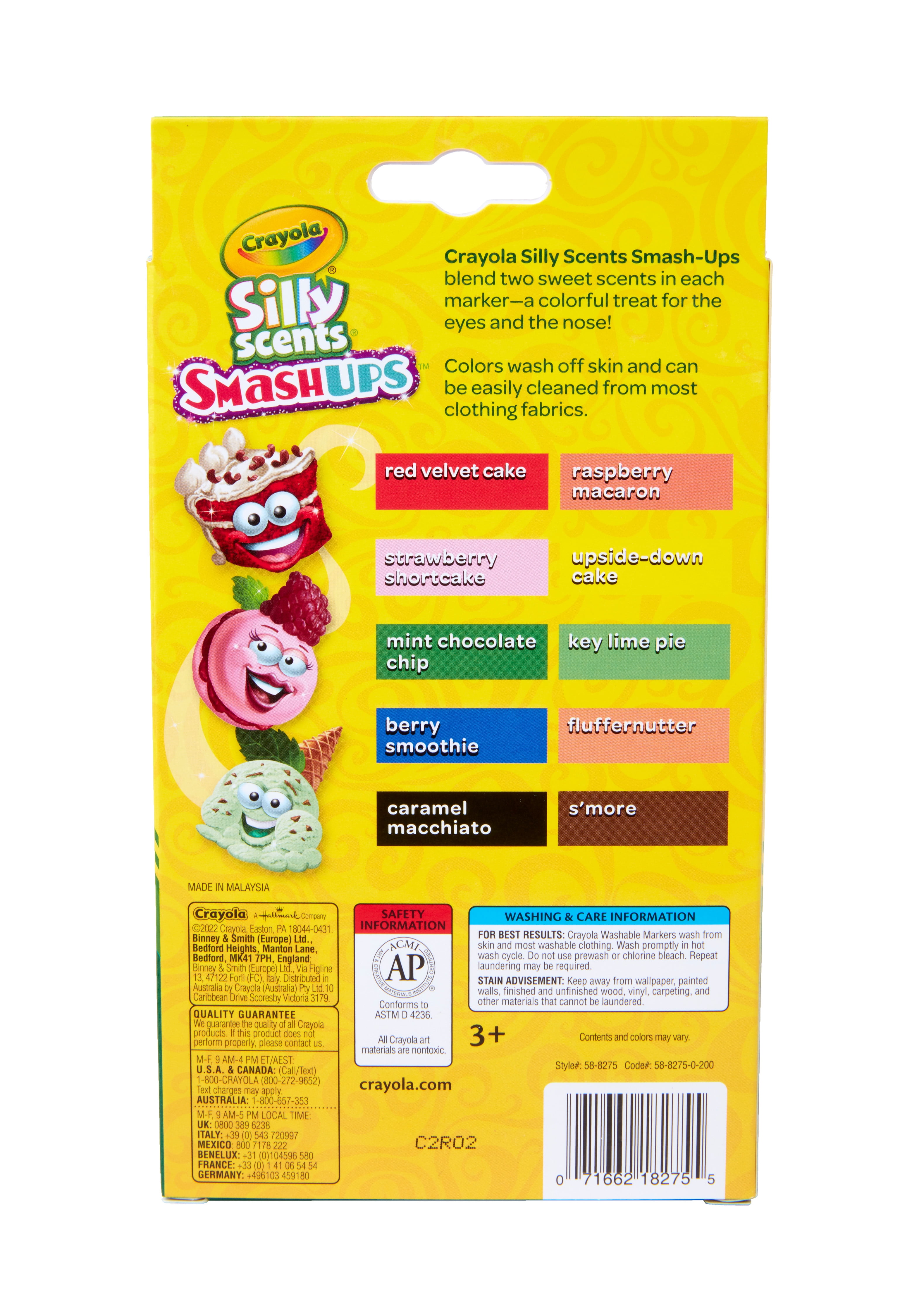 Scenticorns Hot Tamales Cinnamon Scented Markers - Smelly Markers Washable for Kids - Silly Scents Markers Set - Super Tip 10 ct - Sketch Dr