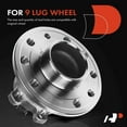 thumbnail image 3 of A-Premium Wheel Bearing and Hub Assembly Compatible with Saab 9-3 2003-2011 9-3X 2010-2011 Rear Left and Right 2-PC Set, 3 of 8