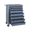 Grey + Steel, variant on FENGFAN 20 Inch 7 Drawer Rolling Black Steel Tool Chest Ball Bearing Slides Lockable Swivel Casters 1 Pack