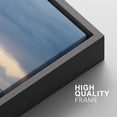 thumbnail image 5 of IDEA4WALL Framed Canvas Print Wall Art Set of 3 Serene Beach Sunset Ocean and Sky Landscape Modern Art Wall Decor Nature Scenery Sea Wave Prints Minimal Artwork For Home Decor - Black 16"x24"x3, 5 of 5