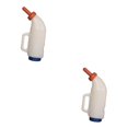thumbnail image 4 of Methold 2L/4L Calf Milk Bottle Hand Rearing Poddy Weaning Milking Feeder Farm Teat MP51A 4L 2Conjunto, 4 of 6