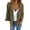 Bronze, variant on wdsxpo Jackets for Women Cardigans Lightweight Jacket Casual Long Sleeve Lapel Coat Solid Color Open Front Oversized Jackets