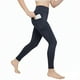thumbnail image 1 of Amzcrzy Leggings Yoga Niñas 4 A 13 Años Cintura Alta Deportivos Cómodos Elásticos Control Abdomen Suaves Tacto Agradable Con Bolsillos Correr Ejercicio Azul, 1 of 9