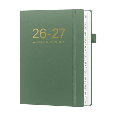 Academic Planner 2026—2027 Weekly And Monthly Calendar Teacher Student Planning Agenda book with Tabs Perfect for School Office Supplies