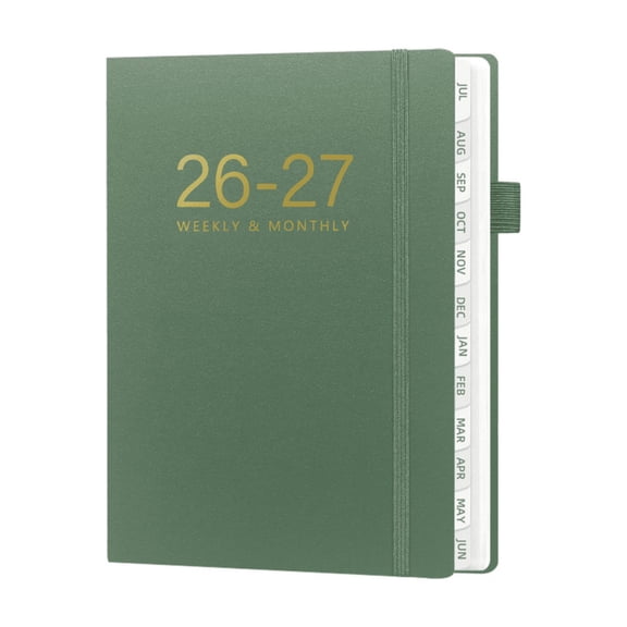YEESHU Academic Planner Weekly and Monthly Calendar Jul Jun School Student Teacher Agenda Book 100gsm Paper