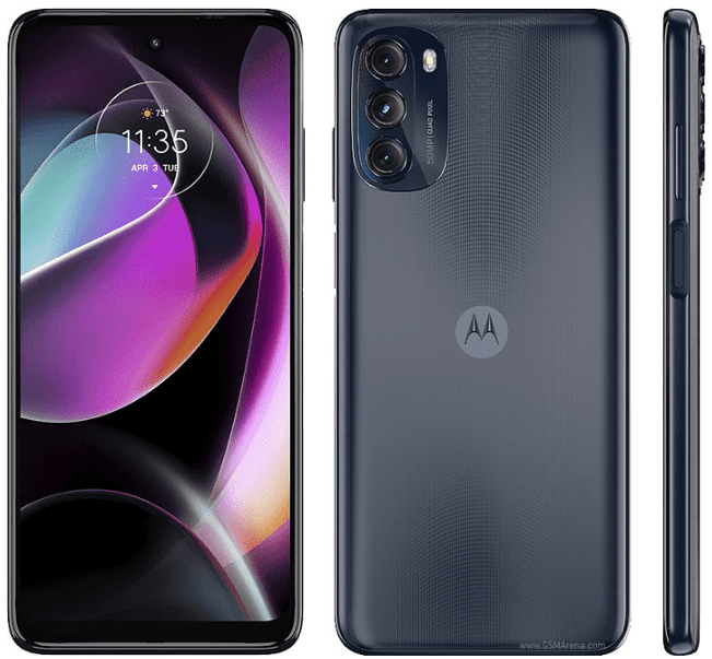Restored Motorola Moto G 5G (2022) Smartphone, Fully Unlocked,64 GB Storage + 4 GB RAM, Moonlight Gray (Refurbished)
