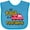 Turquoise, variant on Inktastic My Papa is a Firefighter with Fire Truck Boys or Girls Baby Bib